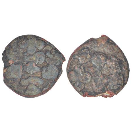 Ancient Eastern Malwa, Dasharna area, Betwa valley - cast lead coin of Erikachha city stat