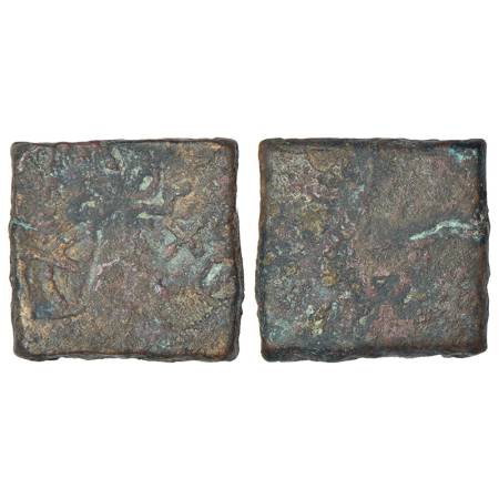 Ancient Eastern Malwa, Dasharna area - copper coin of Erikachha city-state, Betwa valley (