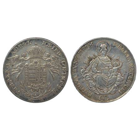 Hungary, Joseph II (1780-1790 AD), silver thaler, AD 1786, 'B' mint-mark, KM 400.2, 27.99g