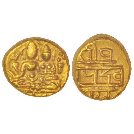 Vijayanagar Kingdom, Sangama dynasty, gold pagoda of Pratapa Devaraya I (1406-1422 AD), Gi