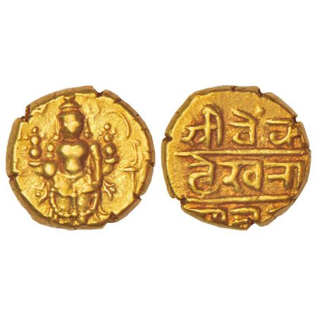 Vijayanagar Kingdom, Aravidu dynasty, gold varaha of Venkata Raya III (1630-1642 AD), MCSI