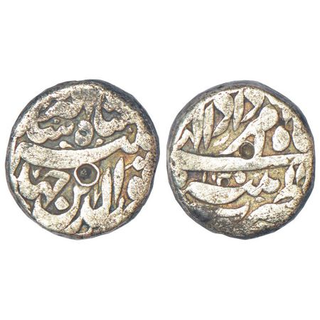 Jahangir (1605-1627 AD), silver ½ rupee, Patna mint (fully visible), Amardad, AH 1025/RY 1