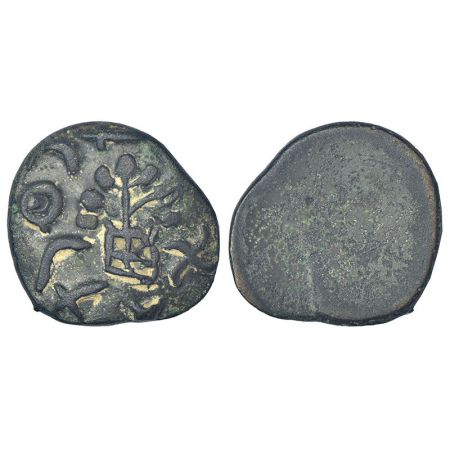 Ancient Central Malwa, Middle Narmada Valley - city-state coinage, die-struck copper coin 