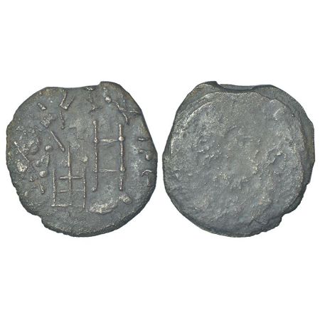 Ancient Malwa, post-Mauryan uninscribed die-struck coinage of Narmada Valley - cast coin o