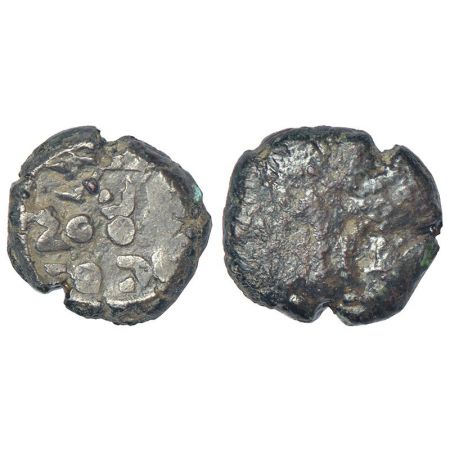 Ancient Vatsa region, monarchical coinage of Kaushambi area - alloyed copper coin of Jetha