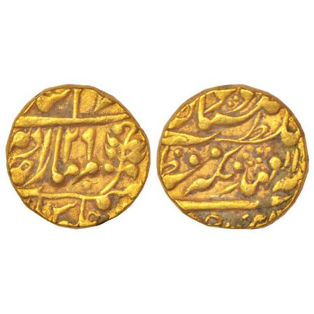 Jaipur, Ram Singh (1835-1880 AD), gold mohur, Sawai Jaipur mint, in the name of Queen Vict