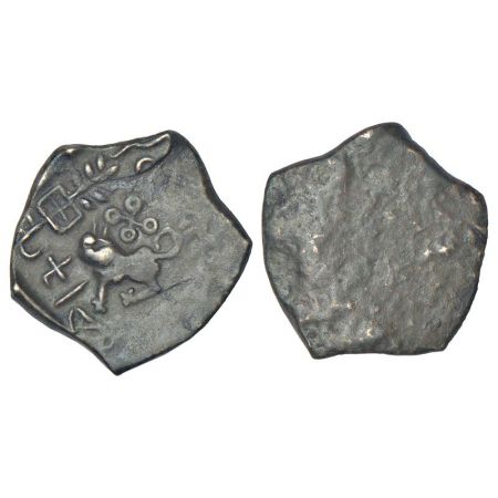 Ancient Central India, Betwa valley - die-struck copper coin of Kurapurika city state, (c.