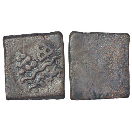 Taxila - uninscribed copper die-struck local coinage of post-Mauryan period, (c.200-150 BC
