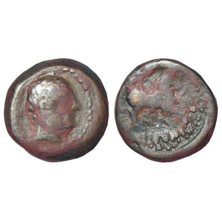 Graeco-Bactrians - copper fractional unit of Euthydemos I (c.225-200 BC), BN serie 19, 1.3