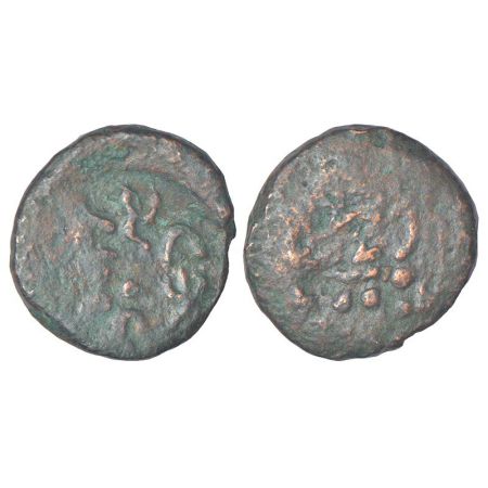 Mathura, post-Mauryan monarchical coinage of 'Datta' kings - bronze coin of Ramadatta (c.5