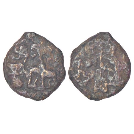 Ancient Vatsa region - uninscribed cast coinage of Kaushambi area (c.200-150 BC), PAIC 110