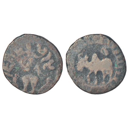 Tribal republican coinage in post-Mauryan North India, copper coin of Rajanya Community's 