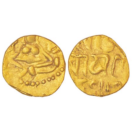 Medieval Central India - gold coinage inspired by the 'Gangeya Deva' coins of Tripuri, 4½ 