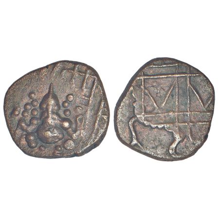 Mysore - copper cash of Kongu Region (Coimbatore) as a province of Mysore, ruled by Delava