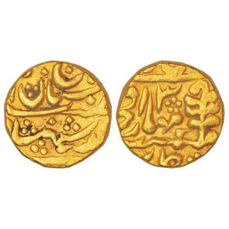 Jaipur, Man Singh (1922-1949 AD), gold mohur, Sawai Jaipur mint, in the name of George V, 