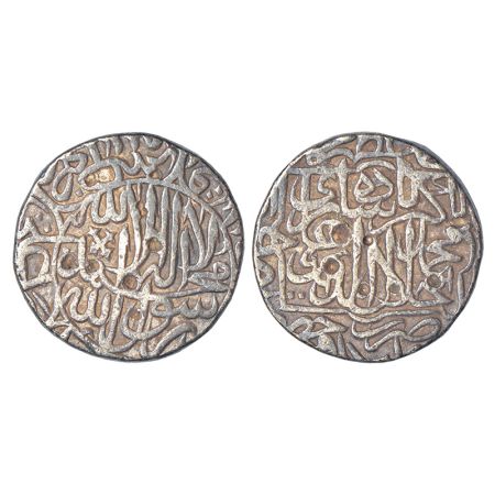 Akbar (1556-1605 AD), silver rupee, Hadrat Delhi mint, AH 969, KM 80.7, 11.23g. Very fine,