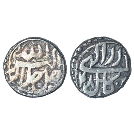 Akbar (1556-1605 AD), silver ½ rupee, Kabul mint, Azar 48, KM 66.2, 5.63g. Very fine, Very