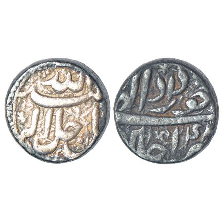 Akbar (1556-1605 AD), silver rupee, Ujjain mint, Khurdad 48, KM 93.16, 11.18g. Very fine, 