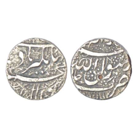 Jahangir (1605-1627 AD), silver rupee, Jalnapur mint, 'Noor ud-din' type, KM 141.6, 10.26g