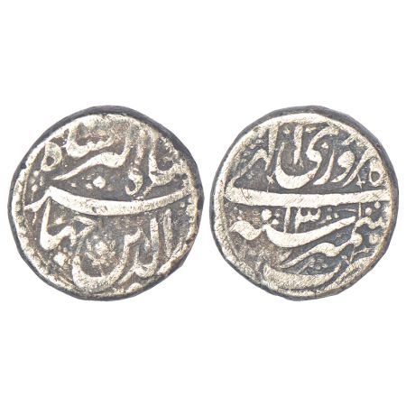 Jahangir (1605-1627 AD), silver rupee, Kashmir mint, Farwardin, AH 1027/RY 13, KM 145.10, 