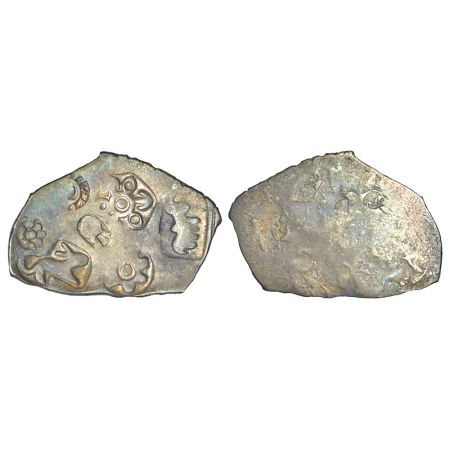 Imperial Magadhan silver punch-marked Karshapana coin (c.400-350 BC), GH series I, no. 108