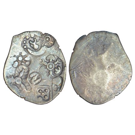 Imperial Magadhan silver punch-marked Karshapana coin (c.400-350 BC), GH series I, no. 235