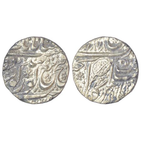 Sikh Empire, silver rupee, Amritsar mint, 'Nanak Shahi' couplet, VS 1878, digit 2 nicely p