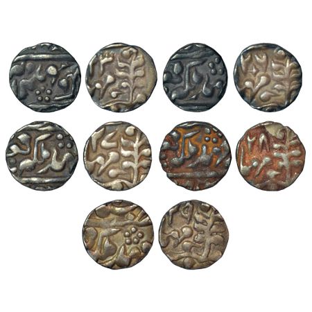 Jaipur, silver 1/8 rupee (2 anna) (5), Sawai Jaipur mint, in the name of Queen Victoria, 1