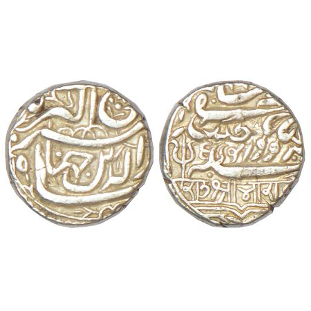 Kutch, Rao Bharmalji I (1586-1632 AD), silver kori, with the name of Mughal Emperor Jahang