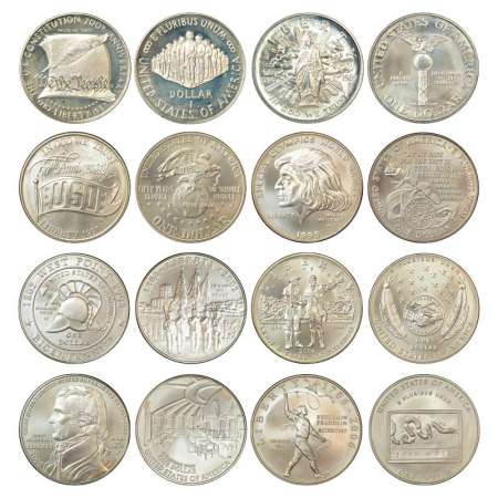 United States of America, silver 1 dollar (8), 26.55 to 27.75g, total weight approx 217g. 