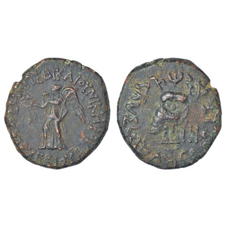 Indo-Greeks - copper unit of Archebios (c.75-65 BC), uncertain mint in eastern Gandhara, B