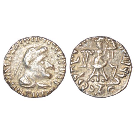 Indo-Greeks - silver drachm of Strato II, with Strato III Philopator (c.25 BC-AD 10), Jamm