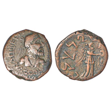 Indo-Parthians, copper tetradrachm of Gondophares I (c.40-10BC), Arachosia (Qandahar) seri