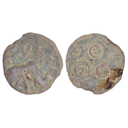 Satavahanas - lead 'elephant' type coin of Kochhiputa Siri Satakani, South Maharashtra? ty