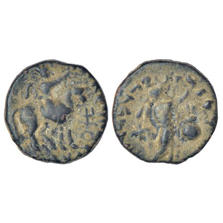 Kushans - copper drachm of Wima Takto alias 'Soter Megas' (c. 90-110AD), Taxila type, MAC 