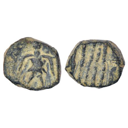 Kushans - Vasudeva II (c. 275-300 AD), light weight didrachm, posthumous issue, Gandhara s