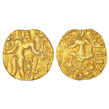 Gupta Empire - gold dinar of Chandra Gupta II (c.375-415 AD), 'Archer' type, Altekar Class