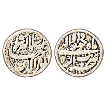 Jahangir (1605-1627 AD), silver rupee, Agra mint, 'Nur ud-din' type, Khurdad, AH 1025/RY 1