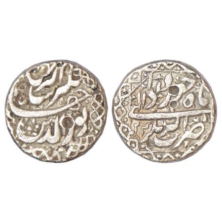 Jahangir (1605-1627 AD), silver rupee, Akbarnagar mint, 'Nur ud-din' type, Khurdad, AH 102