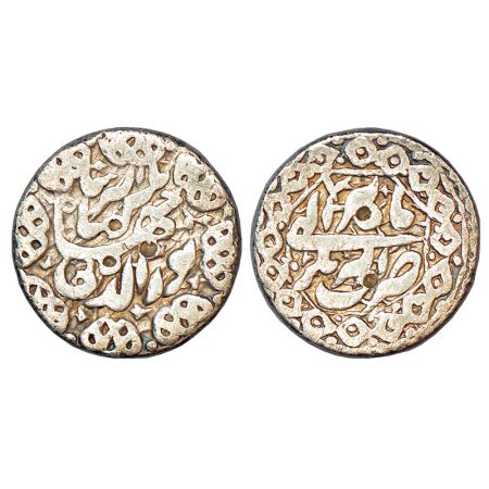 Jahangir (1605-1627 AD), silver rupee, Akbarnagar mint, 'Nur ud-din' type, Tir, AH 1020/RY