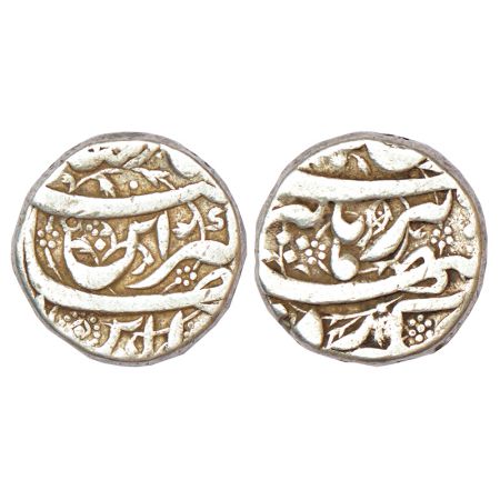 Jahangir (1605-1627 AD), silver rupee, Burhanpur mint, 'Din Panah' couplet, a beautiful ve