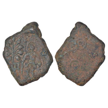 Ancient Western Malwa - post-Mauryan uninscribed die-struck coinage of Ujjain/Mandasor reg