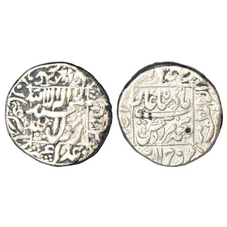 Murad Bakhsh (1658 AD), silver rupee, Ahmadabad mint, AH 1068/RY Ahd, KM 272.1, 11.16g. Ve