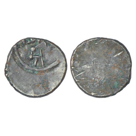 Manipur, anonymous issue, uniface, 19th century AD, bell metal sel, ND, unlisted in KM, 1.