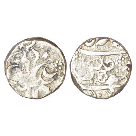 Maratha Confederacy, silver 'Peerkhani' rupee of Sawantwadi, copying designs of Aurangzeb'