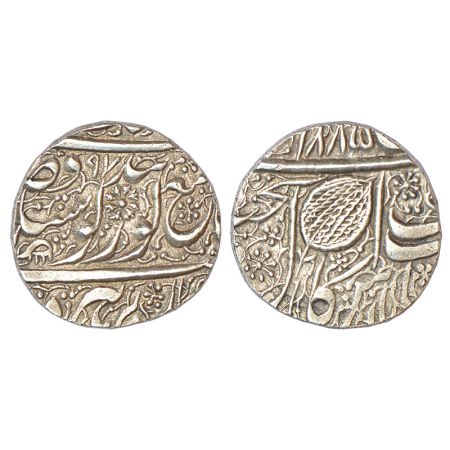 Sikh Empire, silver rupee, Amritsar mint, 'Nanak Shahi' couplet, VS 1885/97, nice dotted a