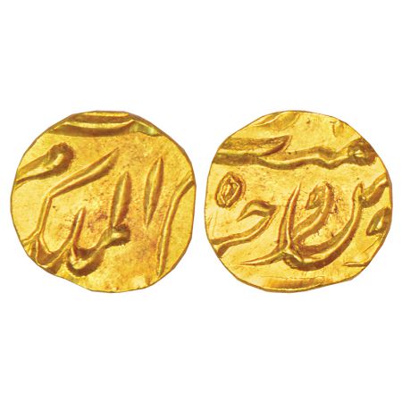 Hyderabad, Mir Mahbub Ali Khan (1869-1911 AD), gold 1/16 ashrafi, Farkhanda Bunyad Hyderab