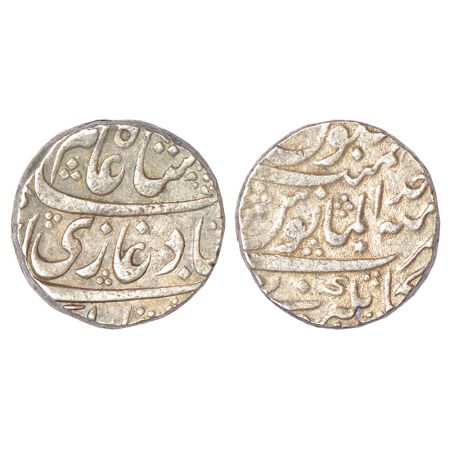 Hyderabad feudatories, silver rupee, Kankruti mint, in the name of Alamgir II, RY Ahd, 11.