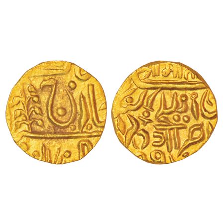 Jodhpur, Umaid Singh (1918-1947 AD), gold ½ mohur, VS (19)99, Jodhpur mint, not listed in 