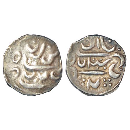 Ladakh, silver Ja'u copying designs of Garhwali timasha coins, struck between 1700-1800, R